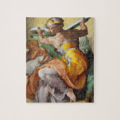 Libyan Sibyl, Sixtinische Kapelle von Michelangelo Puzzle (Vertikal)
