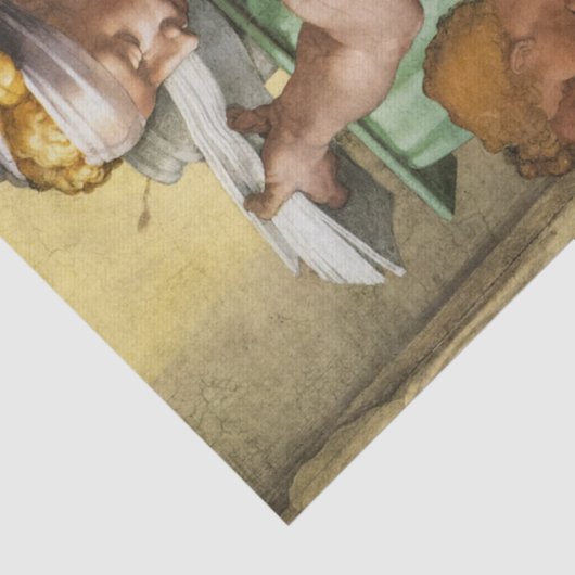 Libyan Sibyl, Sixtinische Kapelle von Michelangelo Seidenpapier (Detail)