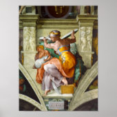Libyan Sibyl von Michelangelo Poster (Vorne)