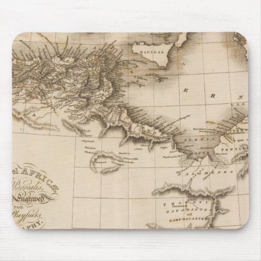 Libyen, Afrika Mousepad (Vorne)