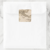 Libyen, Afrika Quadratischer Aufkleber (Tasche)