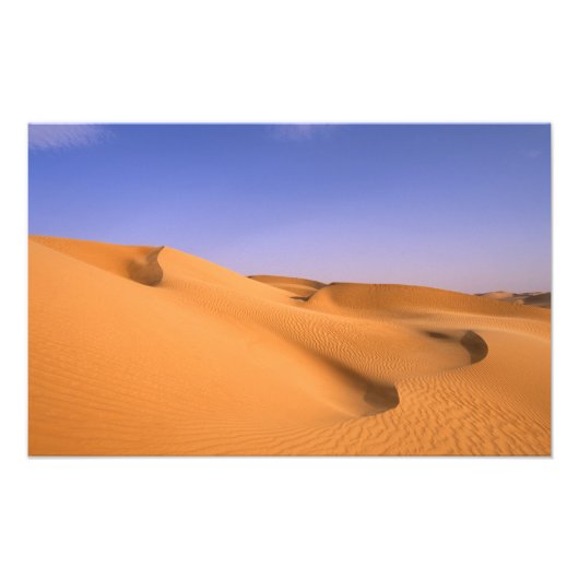 Libyen, Fezzan, Sahara, Erg Murzuq, Sand Fotodruck (Vorne)