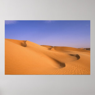 Libyen, Fezzan, Sahara, Erg Murzuq, Sand Poster