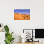 Libyen, Fezzan, Sahara, Erg Murzuq, Sand Poster (Heimbüro)
