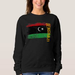 Libyen-Flagge für Libyer Männer Frauen Kinder Sweatshirt