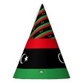 Libyen-Flagge Partyhütchen (Links)