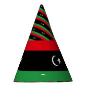 Libyen-Flagge Partyhütchen (Rechts)