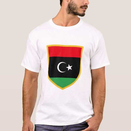 Libyen-Flagge T-Shirt (Vorderseite)