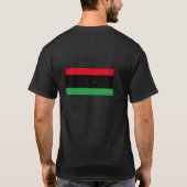 Libyen-Flagge T-Shirt (Rückseite)