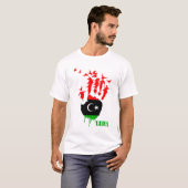 Libyen-Fliegen-Hände T-Shirt (Vorne ganz)