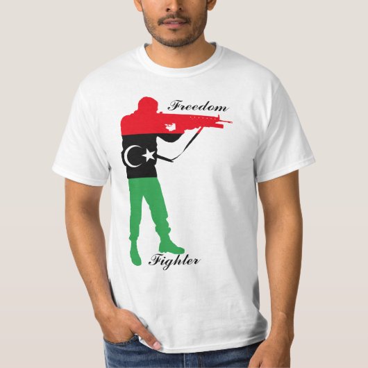 Libyen-Freiheits-Kämpfer T-Shirt (Vorderseite)