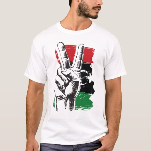 Libyen-FriedensShirt T-Shirt (Vorderseite)