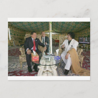 Libyen ~ Gaddafi für immer Postkarte