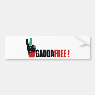 Libyen geben von Gaddafi - Kadhafi frei Autoaufkleber
