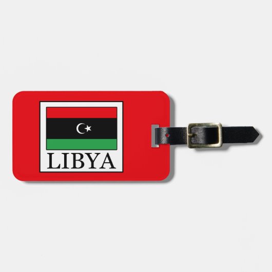 Libyen Gepäckanhänger (Vorderseite horizontal)