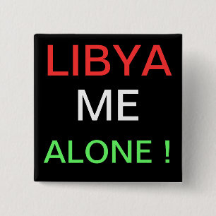 LIBYEN ICH ALLEIN! BUTTON