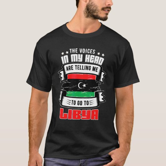Libyen in meinem Kopf T-Shirt (Vorderseite)