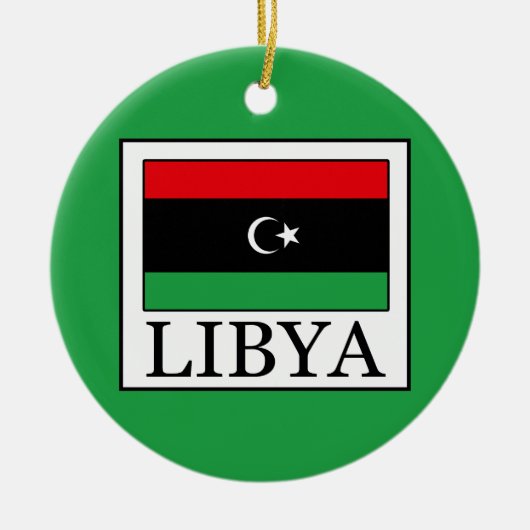 Libyen Keramik Ornament (Vorne)