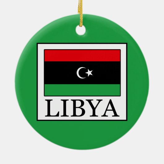 Libyen Keramik Ornament (Hinten)