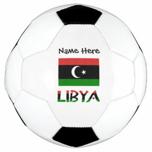 Libyen Libysche Flagge Personalisiert  Fußball