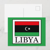 Libyen Postkarte (Vorne/Hinten)