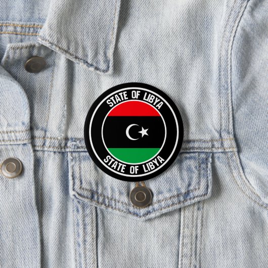 Libyen-Runde Button (Beispiel)