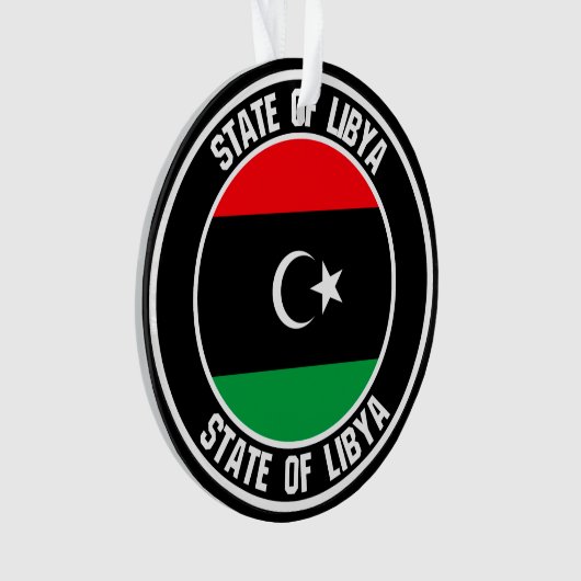 Libyen-Runde Ornament (Vorderseite)