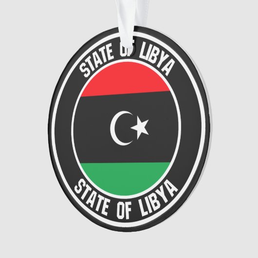 Libyen-Runde Ornament (Vorderseite)