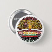 Libyen - Spanien - Roots-Flagge Button (Vorne & Hinten)