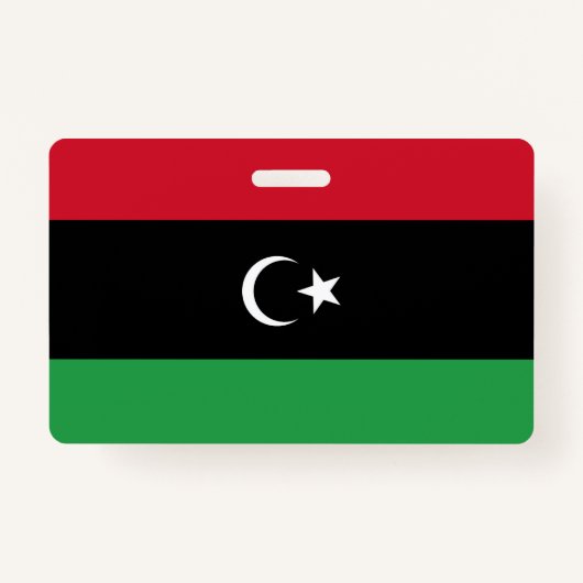 Libyenflagge Ausweis (Vorderseite)