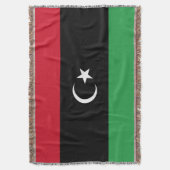 Libyenflagge Decke (Vorderseite Vertikal)