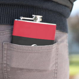 Libyenflagge Flachmann