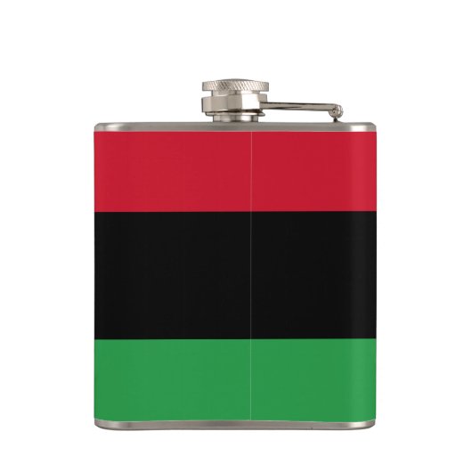 Libyenflagge Flachmann (Rückseite)