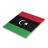 Libyenflagge Fliese (Seite)