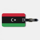 Libyenflagge Gepäckanhänger (Rückseite horizontal)
