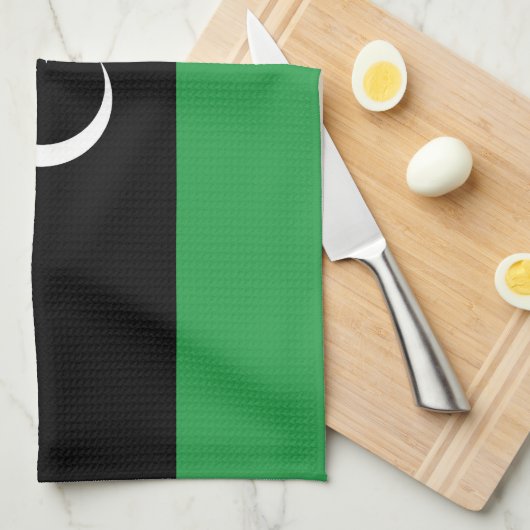 Libyenflagge Geschirrtuch (Viertel Falte)