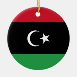 Libyenflagge Keramik Ornament