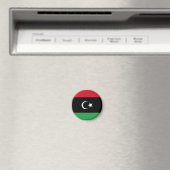 Libyenflagge Magnet (In Situ (Geschirrspüler))