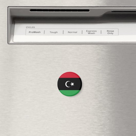 Libyenflagge Magnet (In Situ (Geschirrspüler))