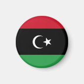 Libyenflagge Magnet (Vorne)