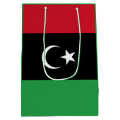 Libyenflagge Mittlere Geschenktüte (Rückseite)