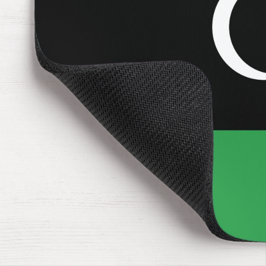 Libyenflagge Mousepad (Ecke)