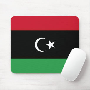 Libyenflagge Mousepad