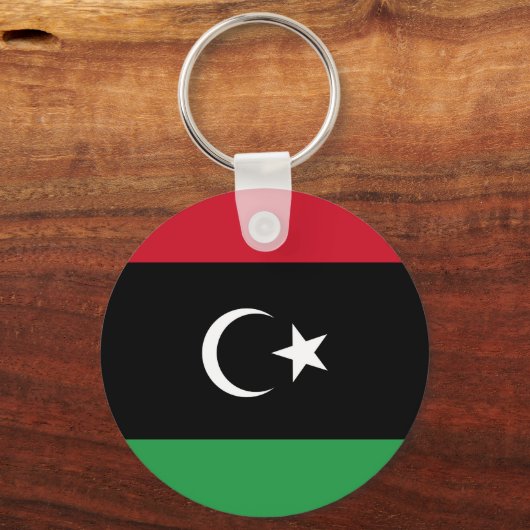 Libyenflagge Schlüsselanhänger (Rückseite)