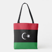 Libyenflagge Tasche (Rückseite)