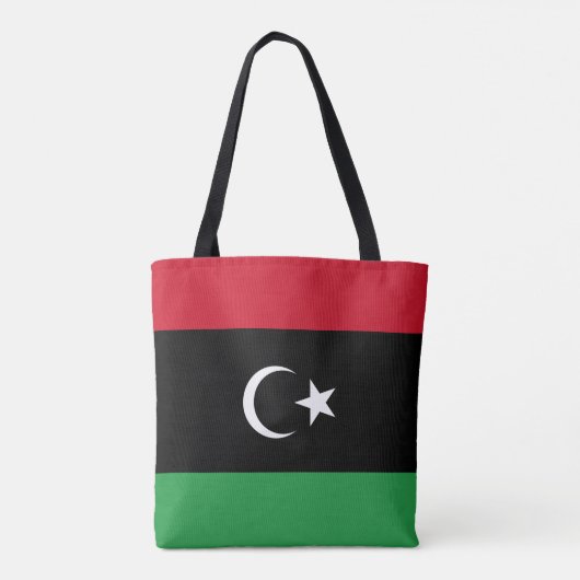 Libyenflagge Tasche (Rückseite)