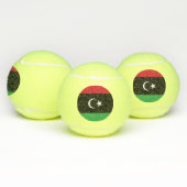 Libyenflagge Tennisbälle (Multi)