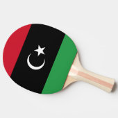 Libyenflagge Tischtennis Schläger (Seitenansicht)