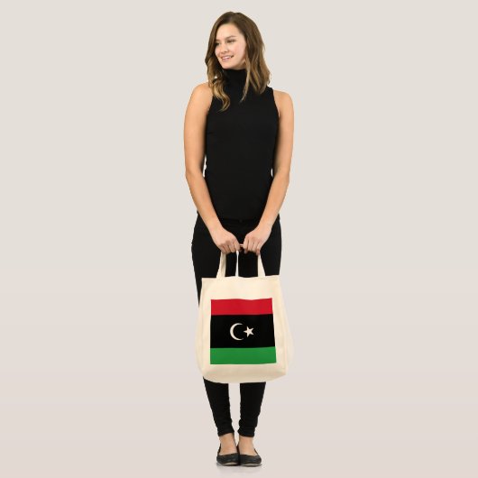 Libyenflagge Tragetasche (Vorderseite (Model))