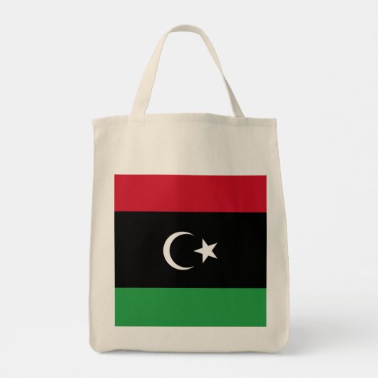 Libyenflagge Tragetasche (Rückseite)
